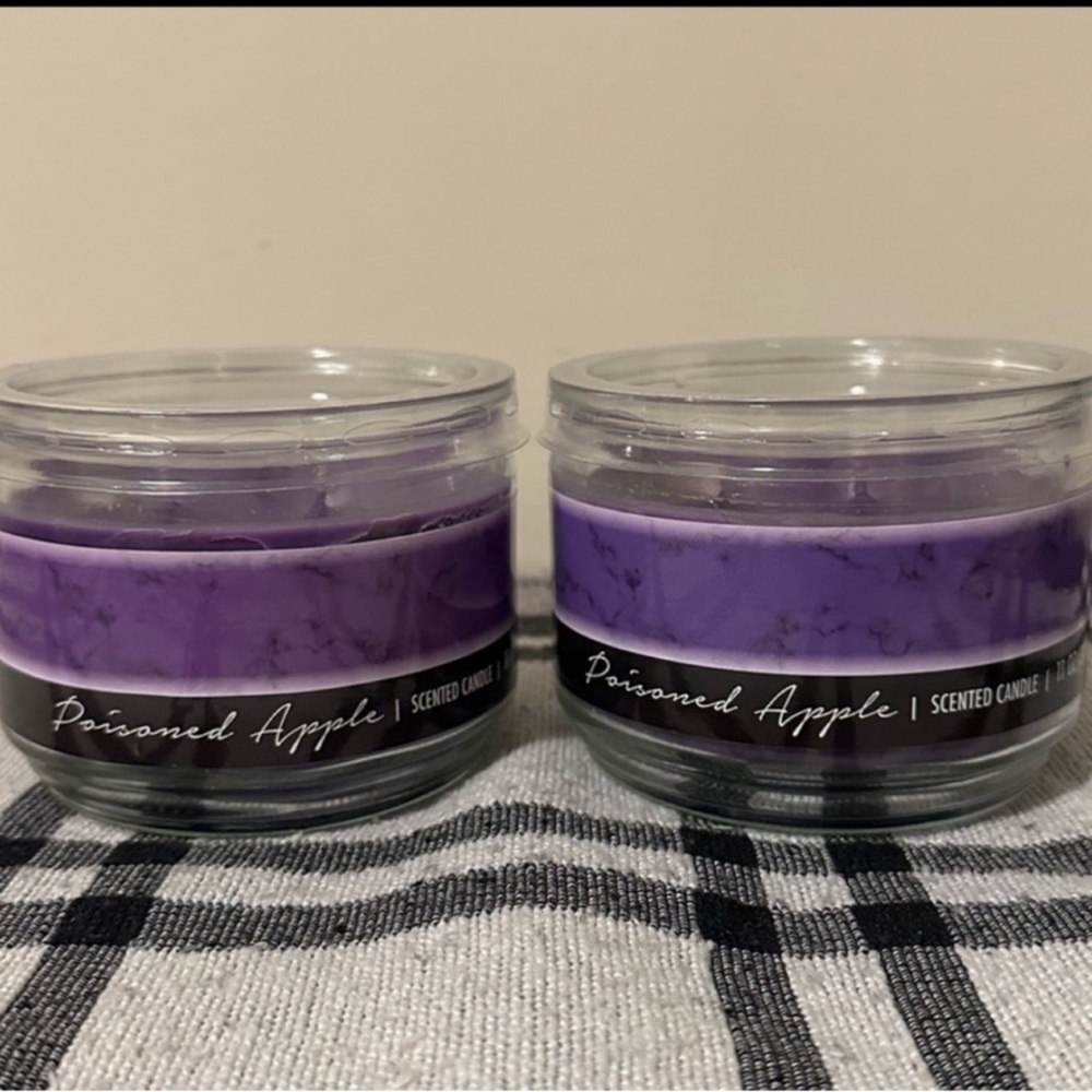 Poisoned Apple 3 Wick Candles by Star Candle~Set of 2